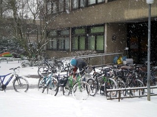 Fahrradstellplatz in Gießen