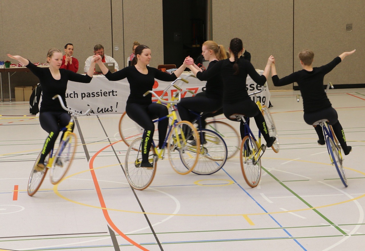 Kunstradsportler des RVG Hungen