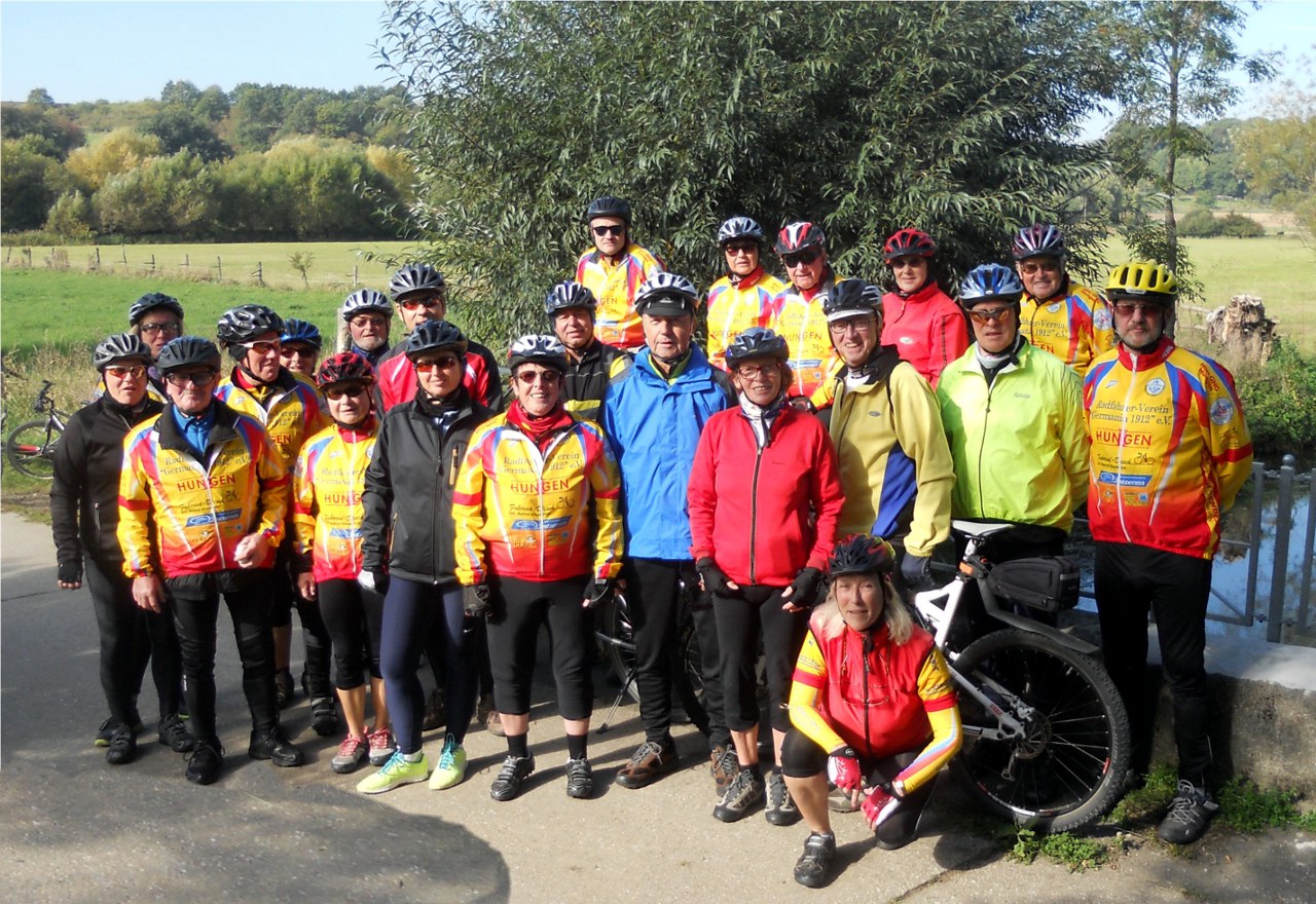 Radwanderer der RV Germania Hungen
