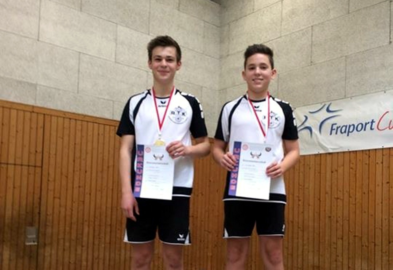 Lucas Gaston Dysli und Frederic Schubert vom RSV Krofdorf-Gleiberg