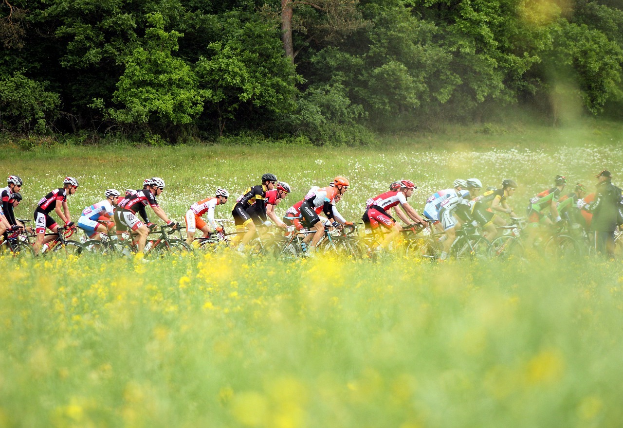 Radrennen in Dautphe. Foto: Matthias Christ