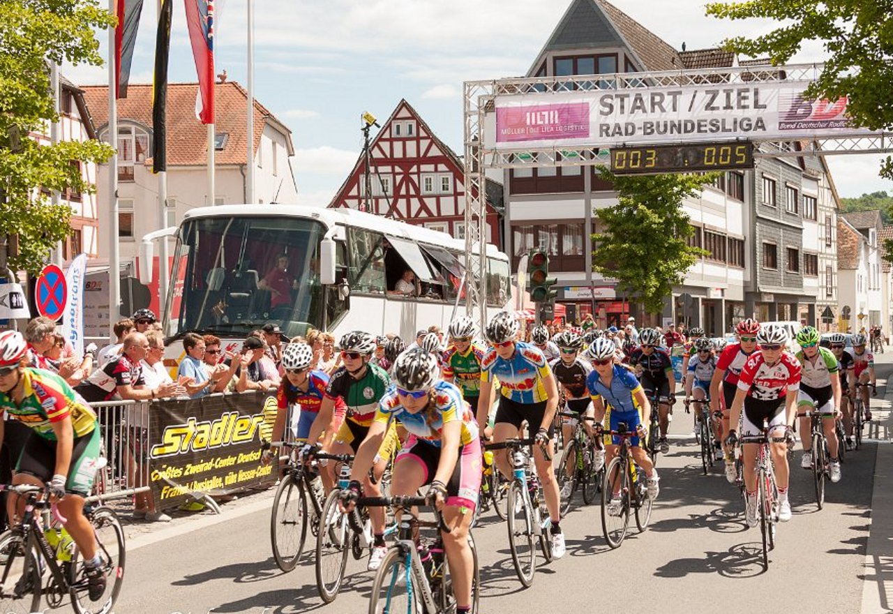 Radrennen in Nidda 2015