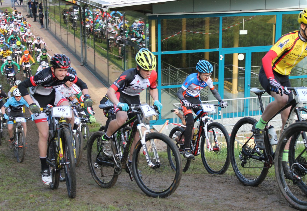 Start beim MTB-Rennen in Hausach 2016