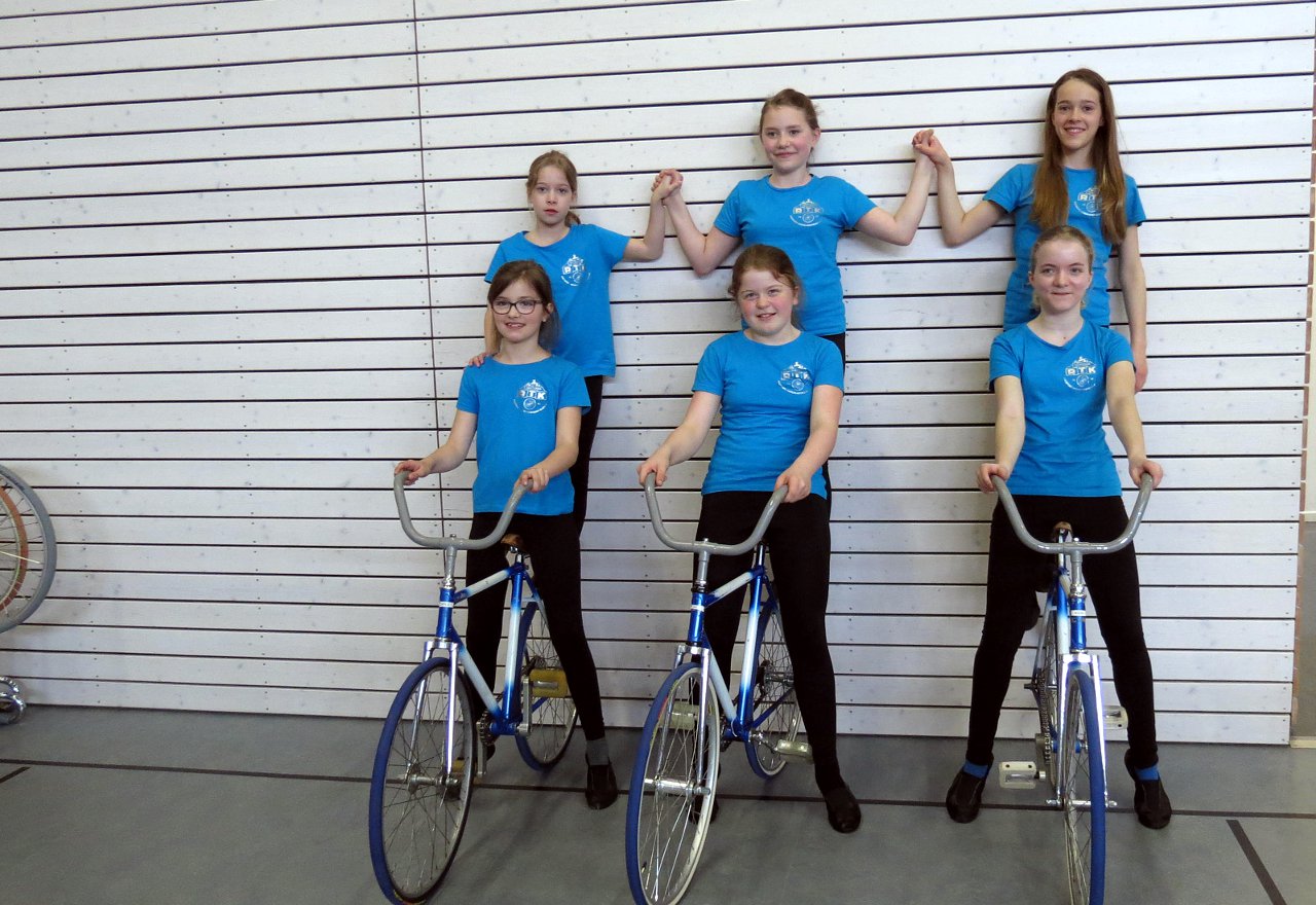 Krofdorfer Kunstradsportlerinnen