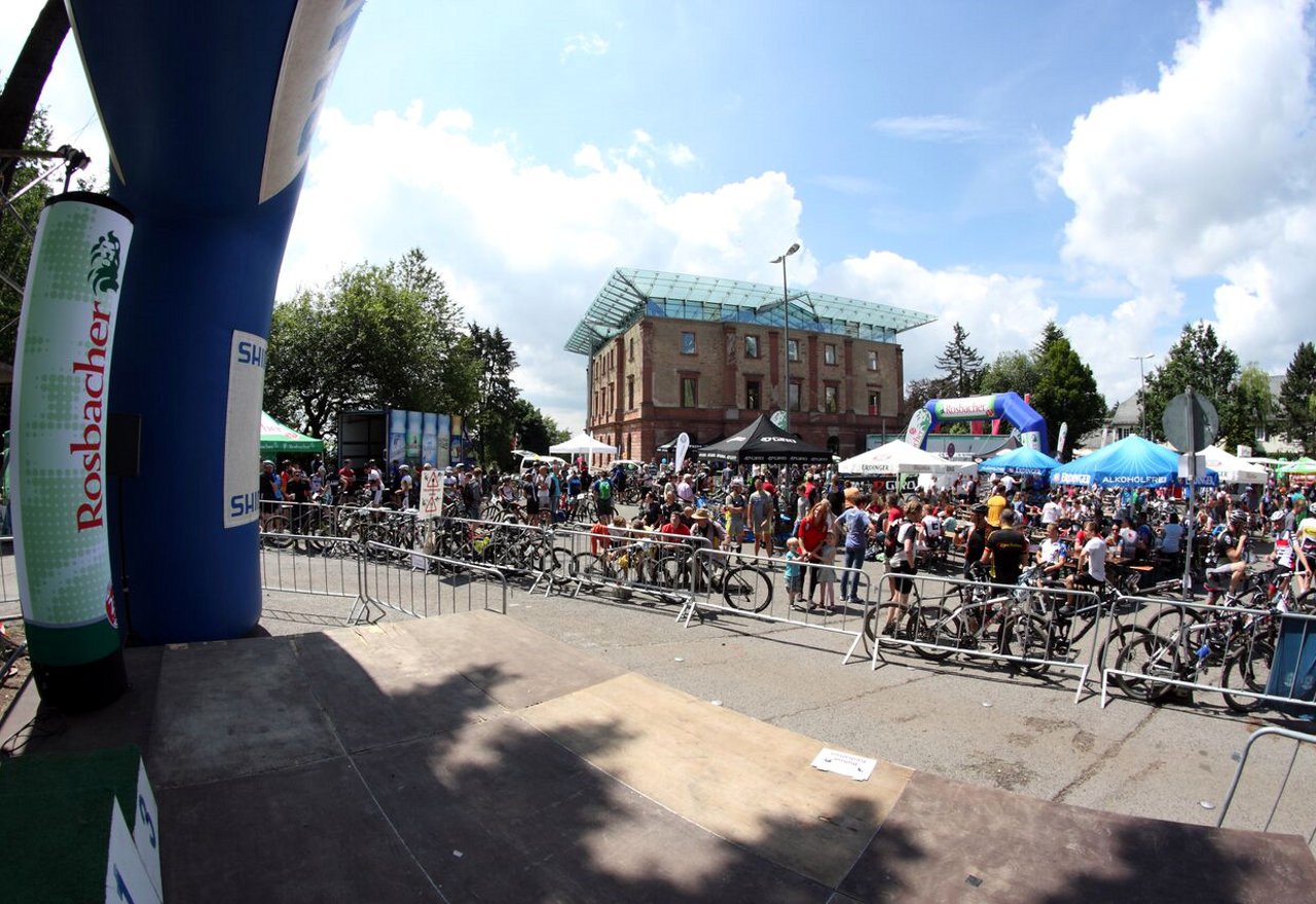 Gelände des Wiesbaden-Marathon