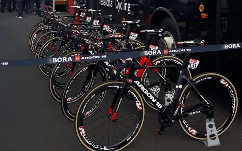 Team Bora-Argon18 bei der Tour de France
