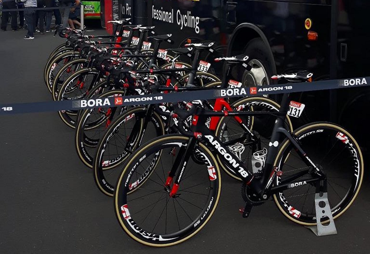 Team Bora-Argon18 bei der Tour de France