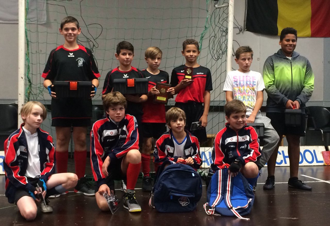 U13-Radballer in Gent