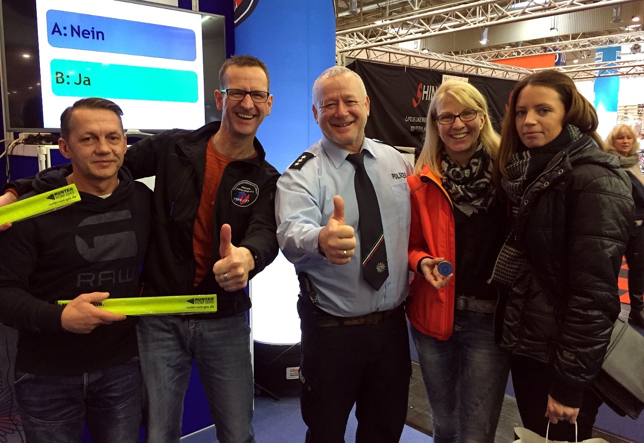 Tester auf der „Fahrrad Essen“