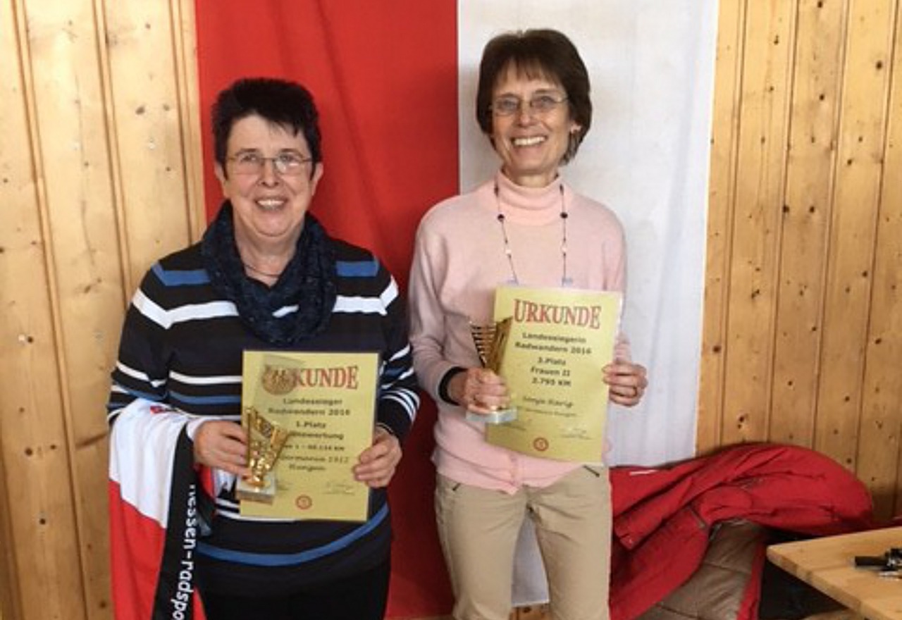 Ausgezeichnete Radwanderer des RVG Hungen