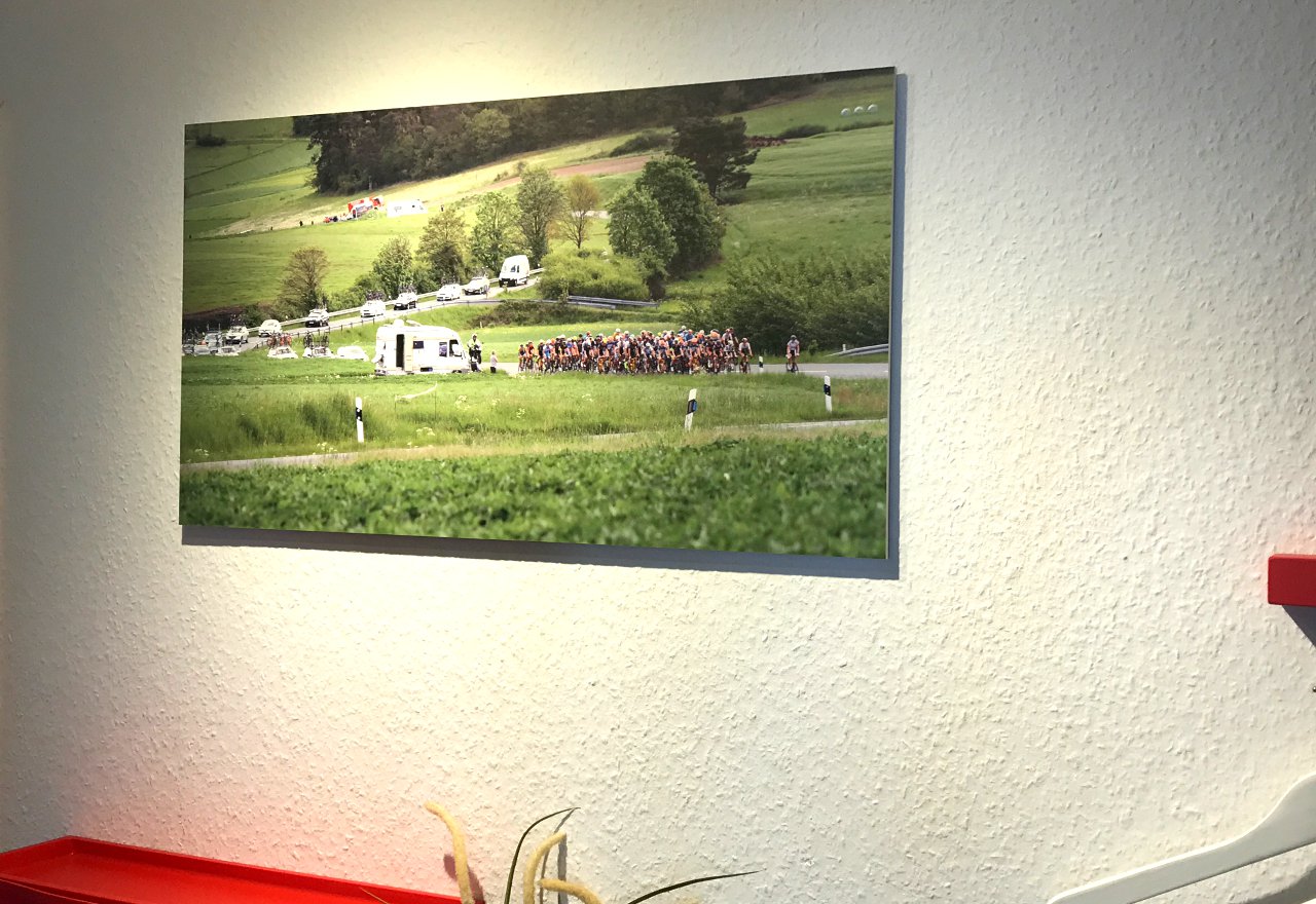 Wandbild von Saal-Digital. Foto: Stephan Dietel