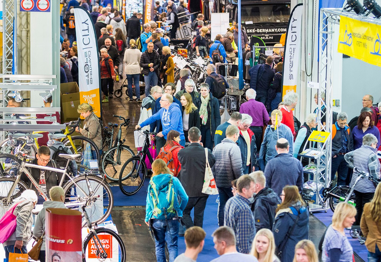 Messe „Fahrrad Essen“. Foto: Alex Muchnik, Messe Essen