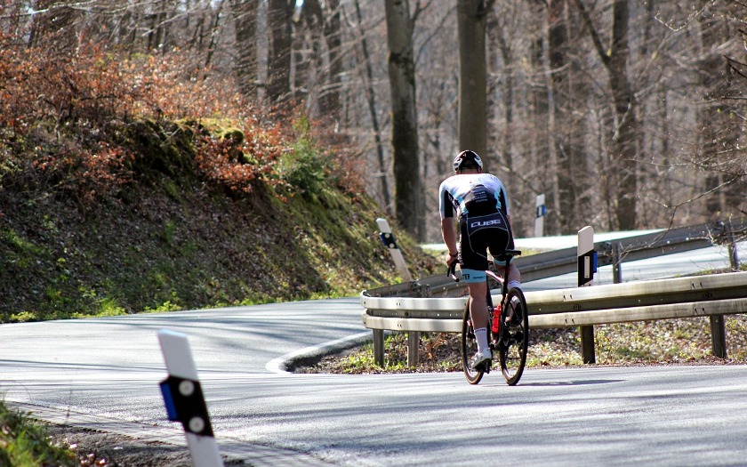 Daniel Novak am Berg. Foto: Stephan Dietel