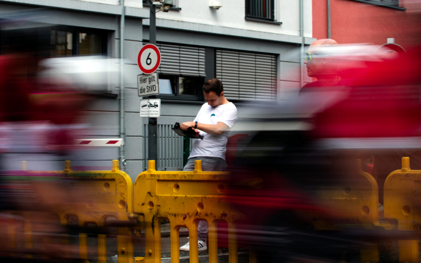 Stephan Dietel für Radsportnachrichten.com im Einsatz