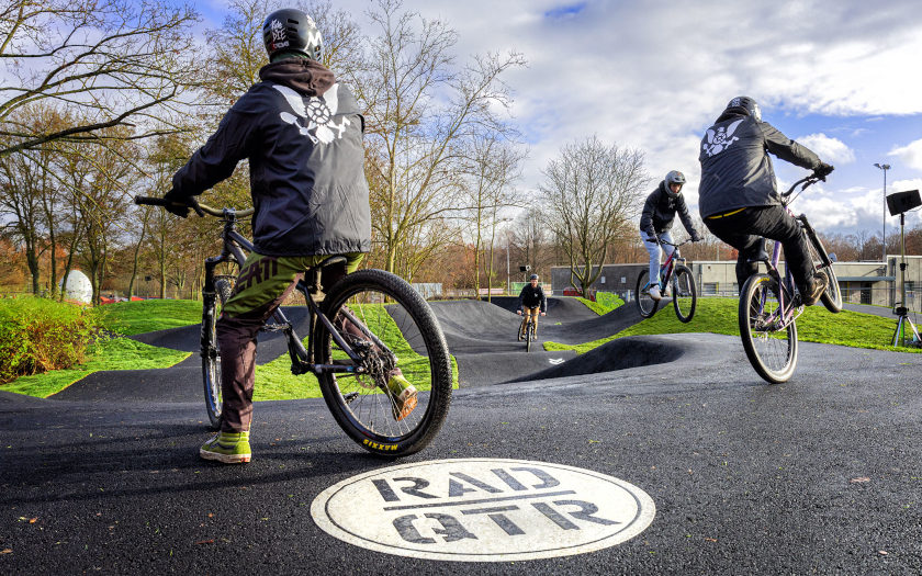 Eröffnung des Pumptrack in Gießen