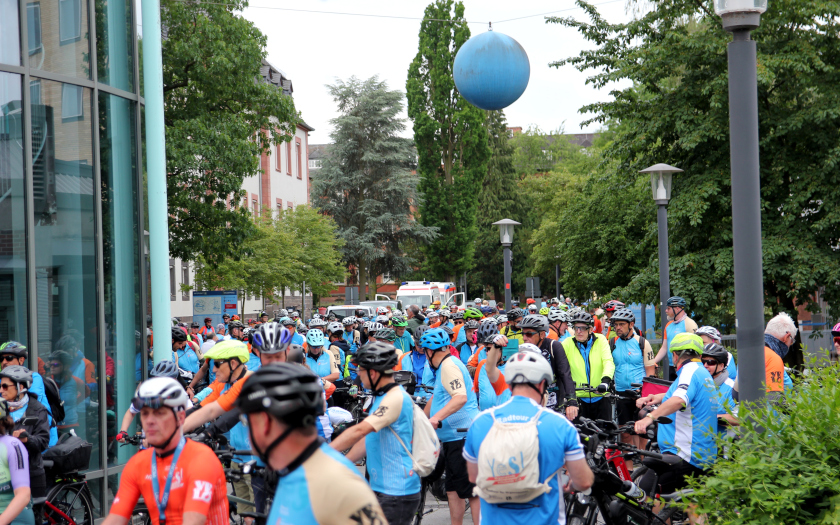 Radtour für Organspende 2025 am UKGM in Gießen