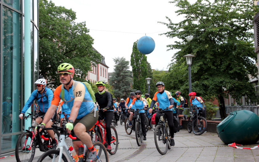 Radtour für Organspende 2025 am UKGM in Gießen