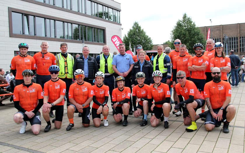 Radtour für Organspende 2025 am UKGM in Gießen