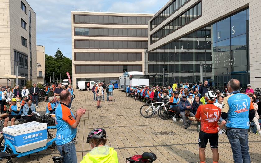 Radtour für Organspende 2025 am UKGM in Gießen