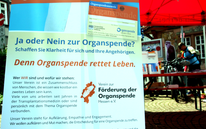 Radtour für Organspende 2025 am UKGM in Gießen