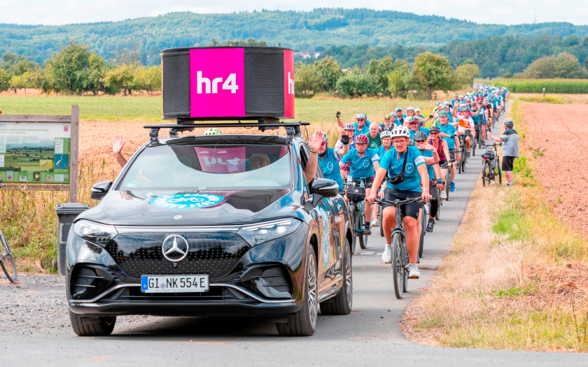 hr-Radtour 2024 unterwegs in Mittelhessen