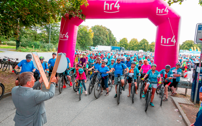 hr-Radtour 2024 unterwegs in Mittelhessen