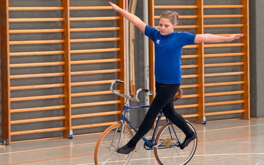 Kunstradsport-Aktive des RSV Ernsthausen