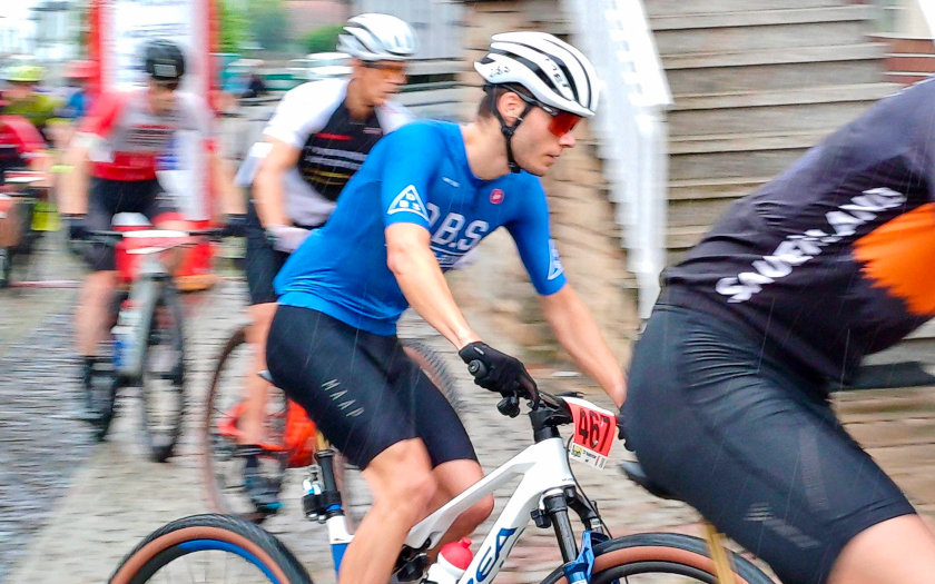 Noah Jung beim Ars Natura Mountainbike Marathon in Morschen