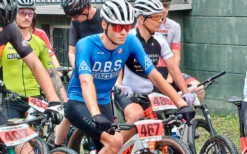 Noah Jung beim Ars Natura Mountainbike Marathon in Morschen