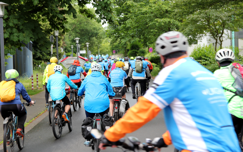 Radtour für Organspende 2024 am Uniklinikum Gießen und Marburg