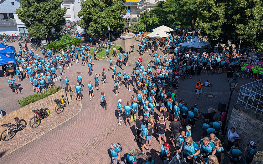 28. Spenden-Radtour von Menschen für Kinder