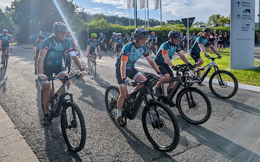 28. Spenden-Radtour von Menschen für Kinder