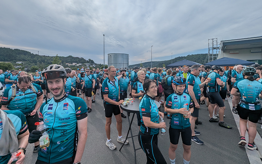 28. Spenden-Radtour von Menschen für Kinder