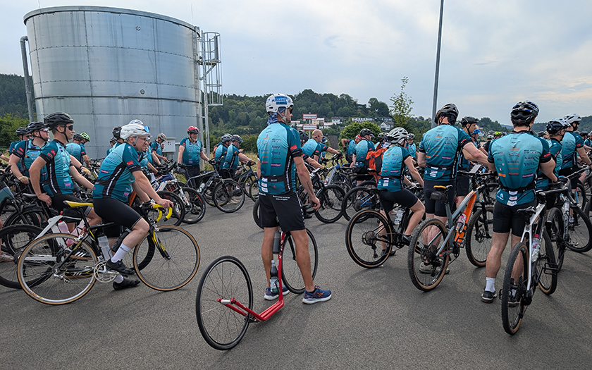 28. Spenden-Radtour von Menschen für Kinder