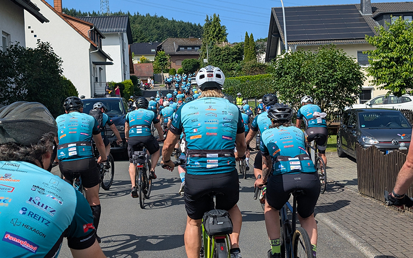 28. Spenden-Radtour von Menschen für Kinder