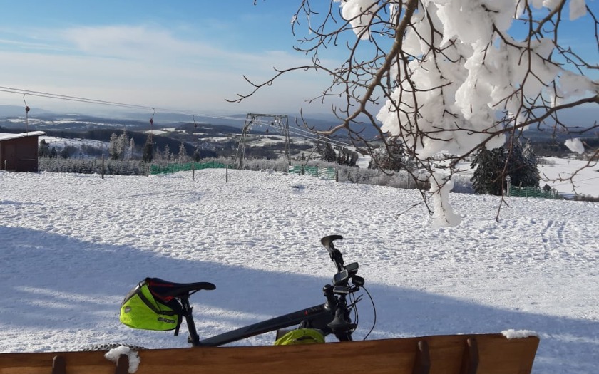 Winterfotos von Nutzerinnen und Nutzern für Radsportnachrichten.com