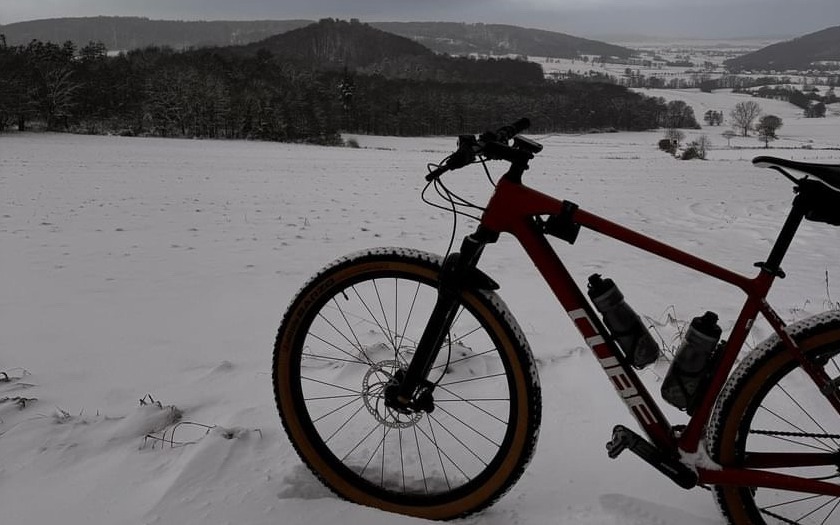 Winterfotos von Nutzerinnen und Nutzern für Radsportnachrichten.com