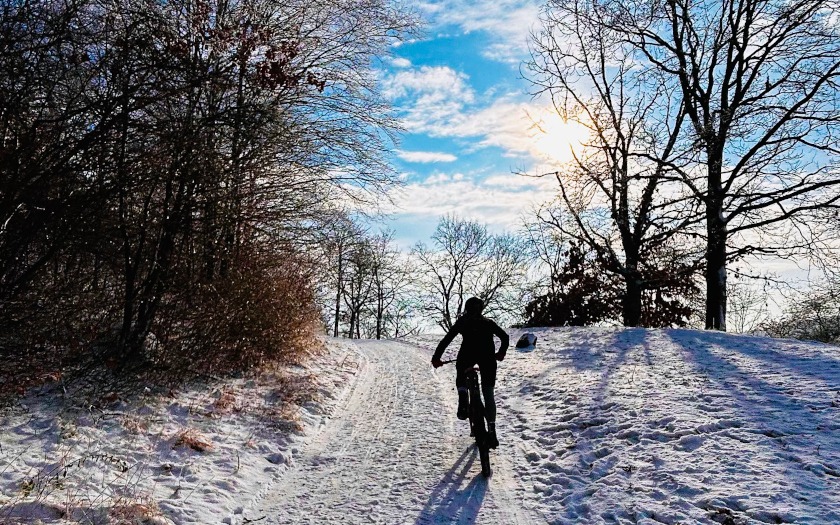 Winterfotos von Nutzerinnen und Nutzern für Radsportnachrichten.com
