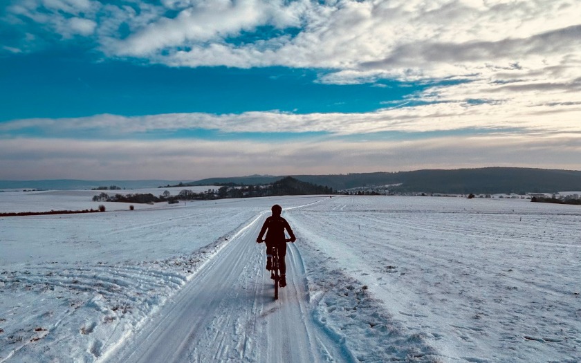 Winterfotos von Nutzerinnen und Nutzern für Radsportnachrichten.com