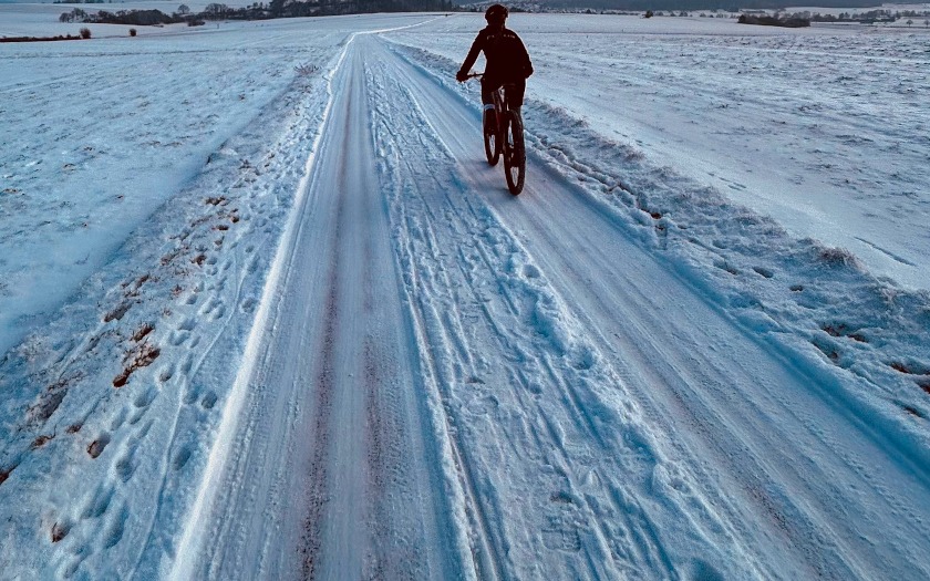 Winterfotos von Nutzerinnen und Nutzern für Radsportnachrichten.com