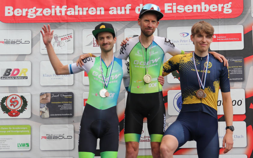 Hessenmeisterschaft Bergzeitfahren 2025 am Eisenberg