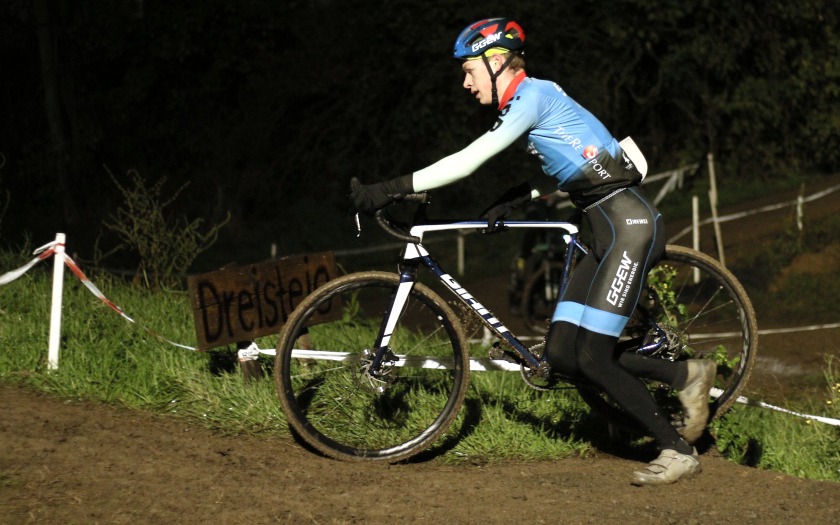 Hessenmeisterschaft Radcross 2023/2024 Darmstadt, Männer U23 und Elite