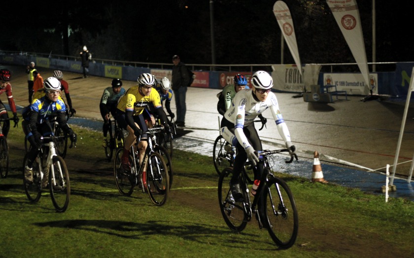 Hessenmeisterschaft Radcross 2023/2024 Darmstadt, Männer U23 und Elite