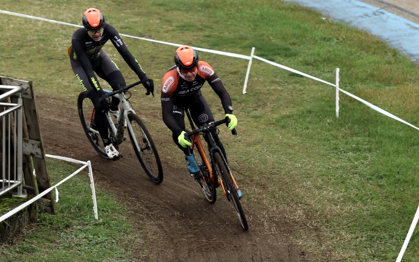 Hessenmeisterschaft Radcross 2023/2024 Darmstadt, Masters III und IV