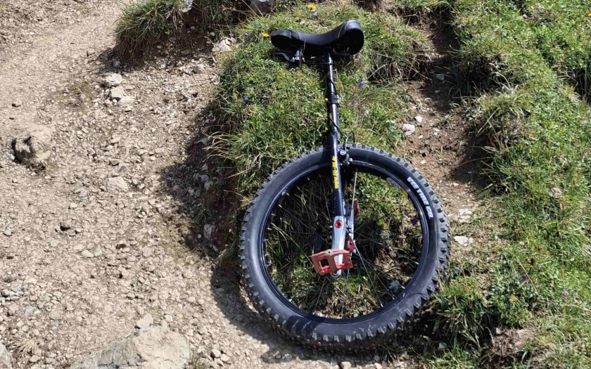 Zugspitz-Umrundung mit dem Einrad - Etappe 1