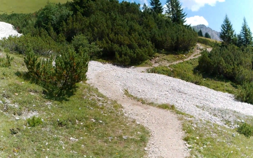 Zugspitz-Umrundung mit dem Einrad - Etappe 1
