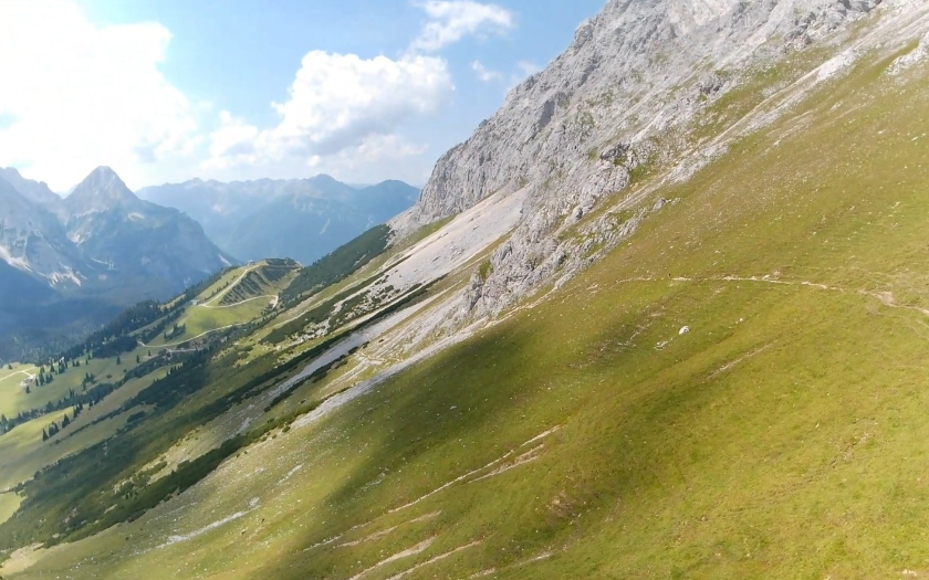 Zugspitz-Umrundung mit dem Einrad - Etappe 1