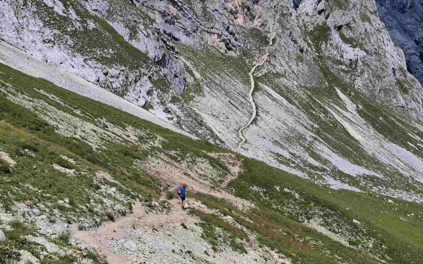 Zugspitz-Umrundung mit dem Einrad - Etappe 1
