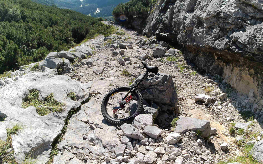 Zugspitz-Umrundung mit dem Einrad - Etappe 2