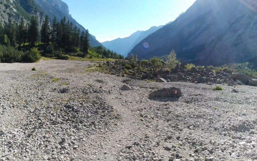 Zugspitz-Umrundung mit dem Einrad - Etappe 2